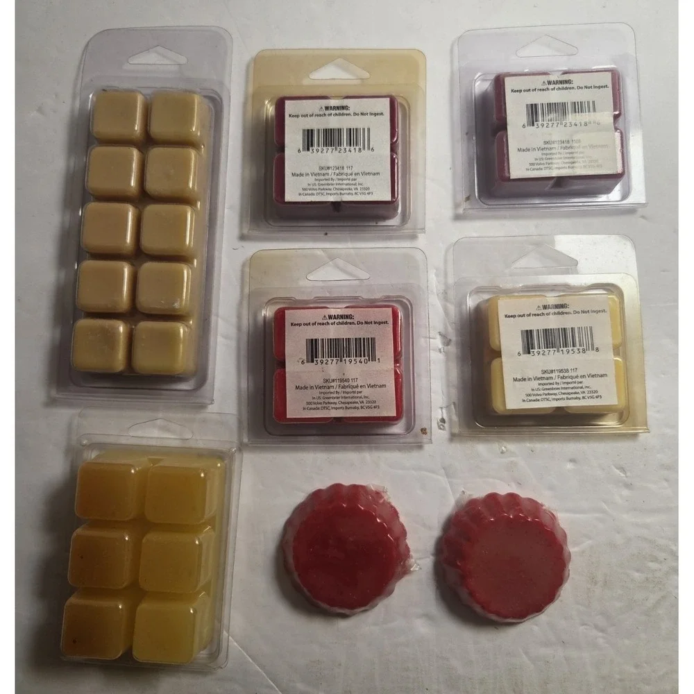 Lot‎ Of 8 Luminescence, Harvest Reflections, Unbranded Variety Scented Wax Melts